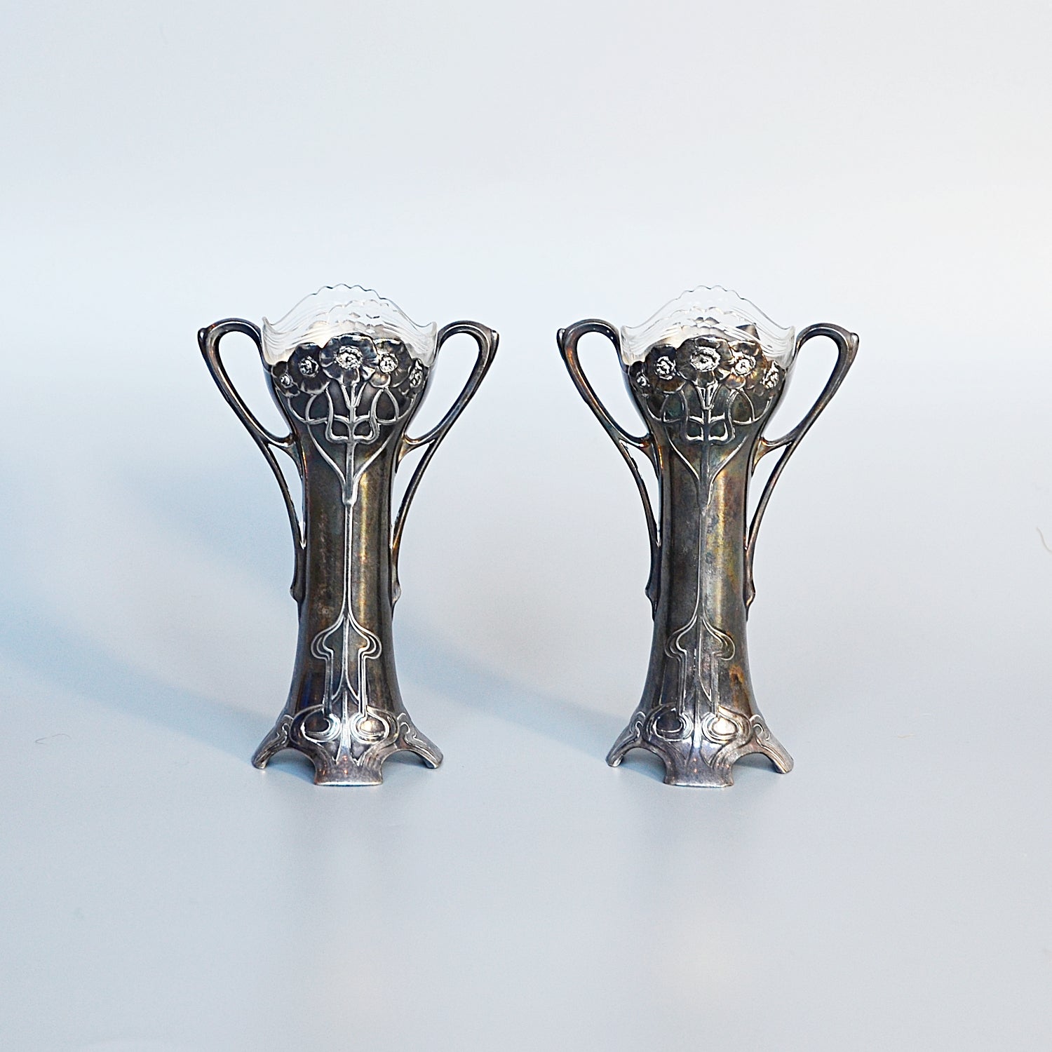 Pair of Art Nouveau Vases