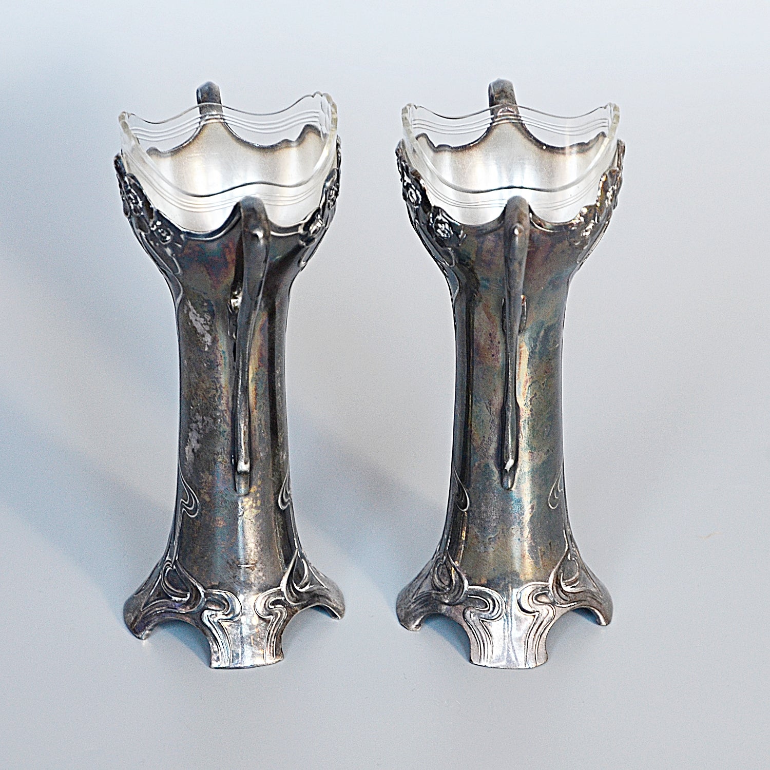 Pair of Art Nouveau Vases