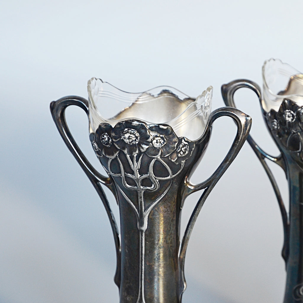 Pair of Art Nouveau Vases