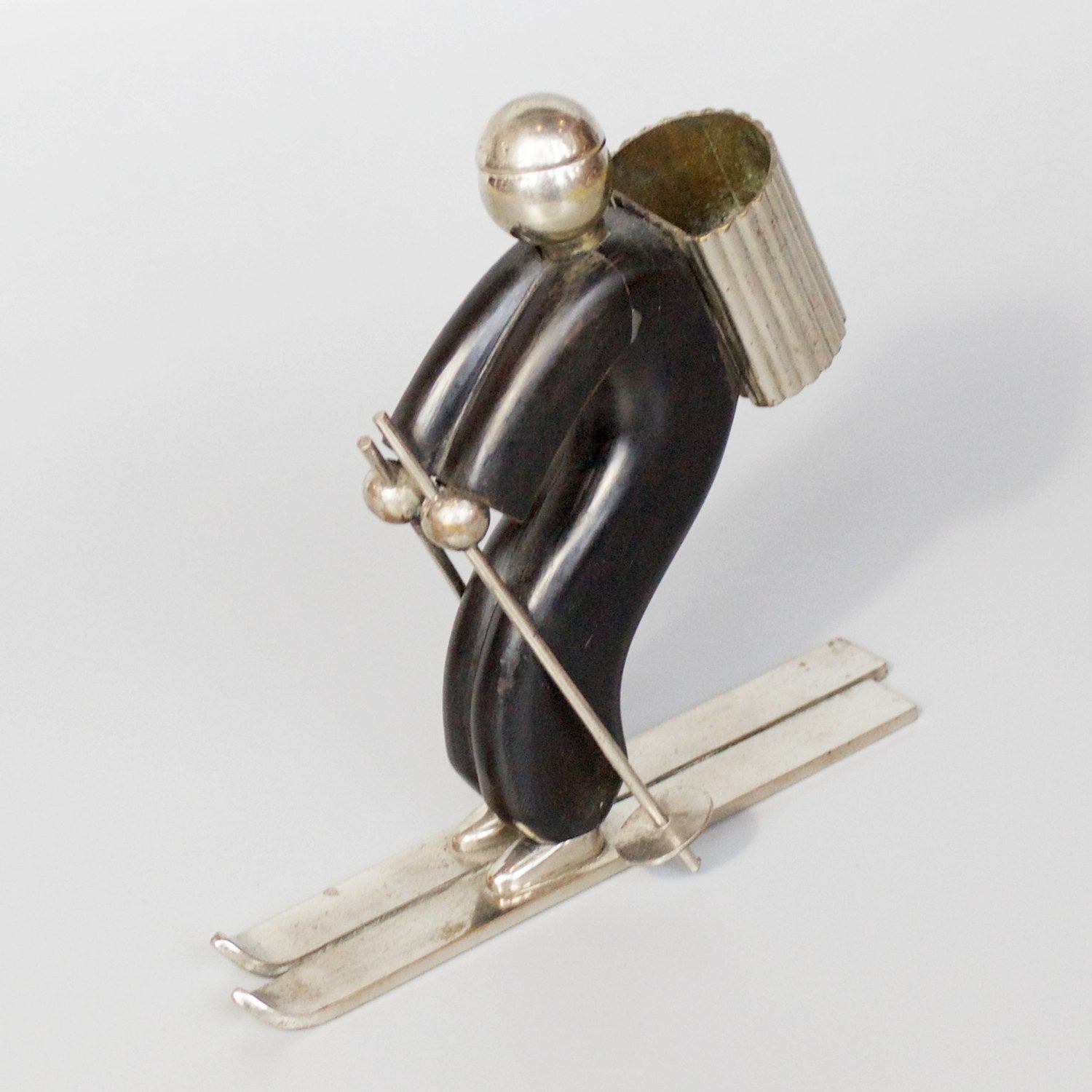 Art Deco Skier Attributed to Hagenauer Jeroen Markies Art Deco 