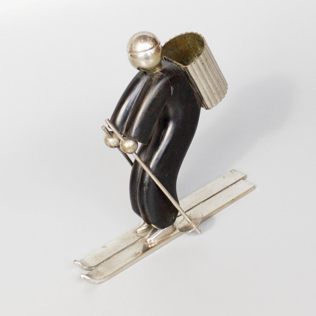 Art Deco Skier Attributed to Hagenauer Jeroen Markies Art Deco 
