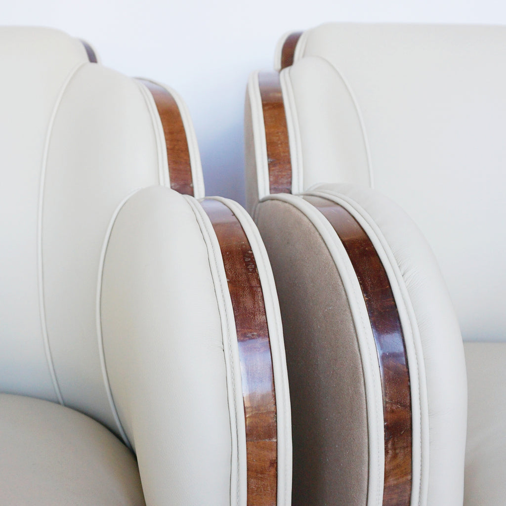 Harry & Lou Epstein Art Deco Cloud Back Armchairs Vintage and Original Art Deco - Jeroen Markies Art Deco