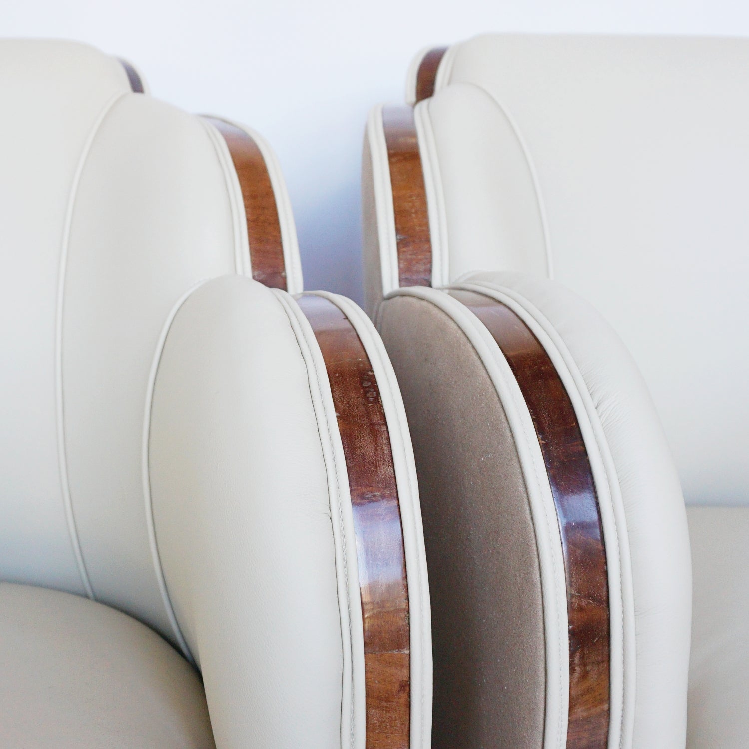 Harry & Lou Epstein Art Deco Cloud Back Armchairs Vintage and Original Art Deco - Jeroen Markies Art Deco