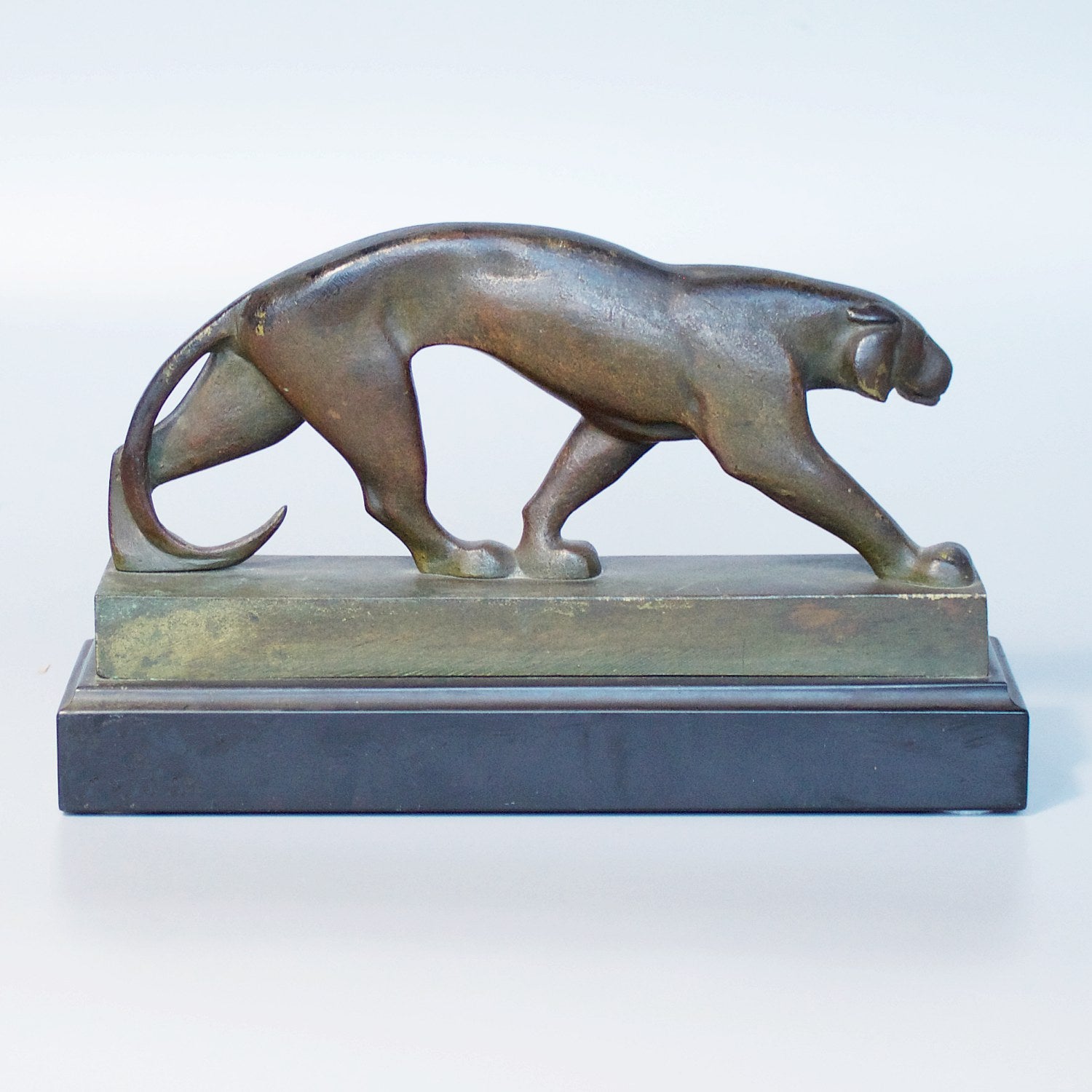 Art Deco Bronze Panther Sculpture Jeroen Markies Art Deco
