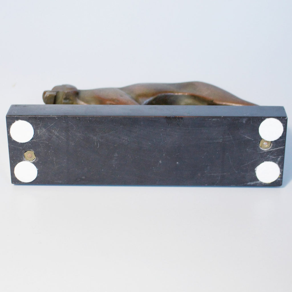 Art Deco Bronze Panther Sculpture Jeroen Markies Art Deco