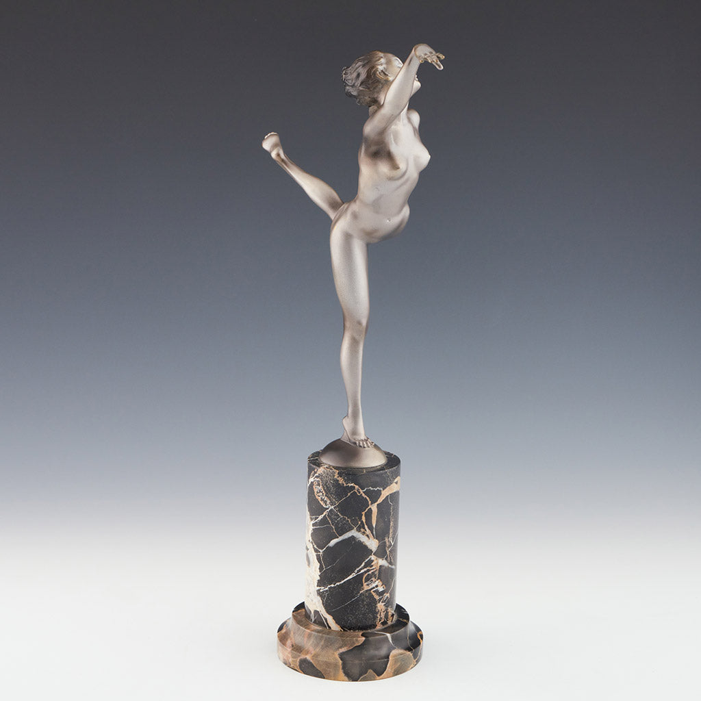 Josef Lorenzl Art Deco Cold Painted Bronze Sculpture - Jeroen Markies Art Deco