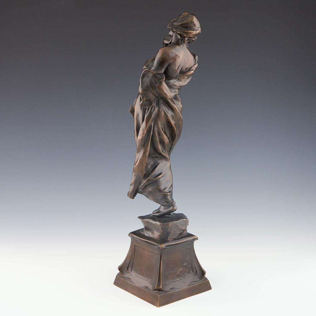 'Call of the Sea' Early 20th century bronze sculpture by CL Hartwell - Jeroen Markies Art Deco