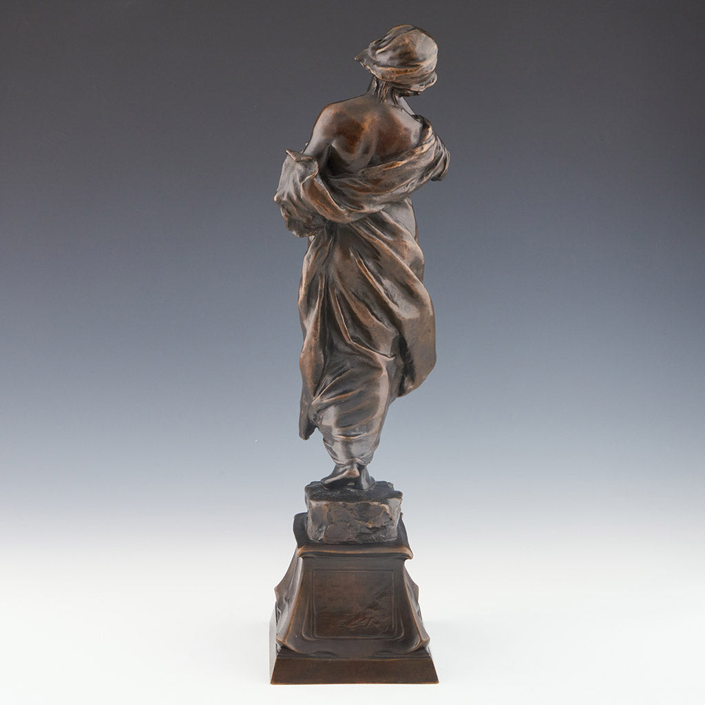 'Call of the Sea' Early 20th century bronze sculpture by CL Hartwell - Jeroen Markies Art Deco
