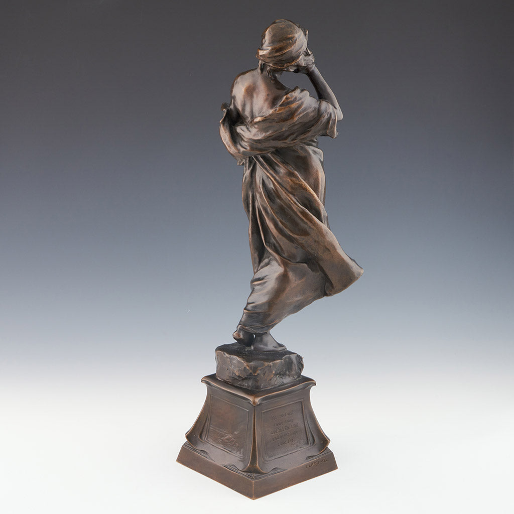 'Call of the Sea' Early 20th century bronze sculpture by CL Hartwell - Jeroen Markies Art Deco