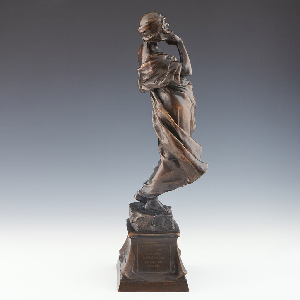 'Call of the Sea' Early 20th century bronze sculpture by CL Hartwell - Jeroen Markies Art Deco