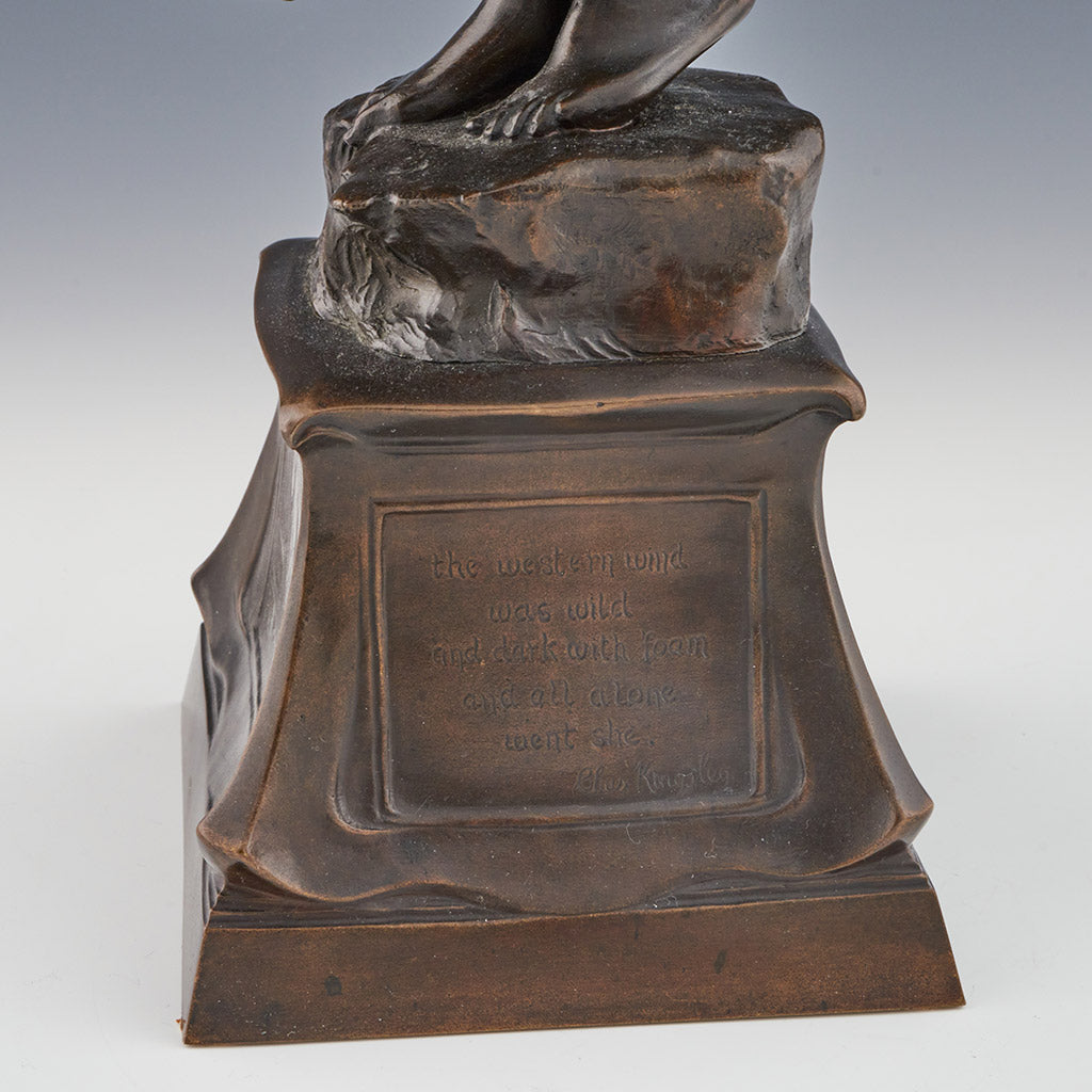 'Call of the Sea' Early 20th century bronze sculpture by CL Hartwell - Jeroen Markies Art Deco
