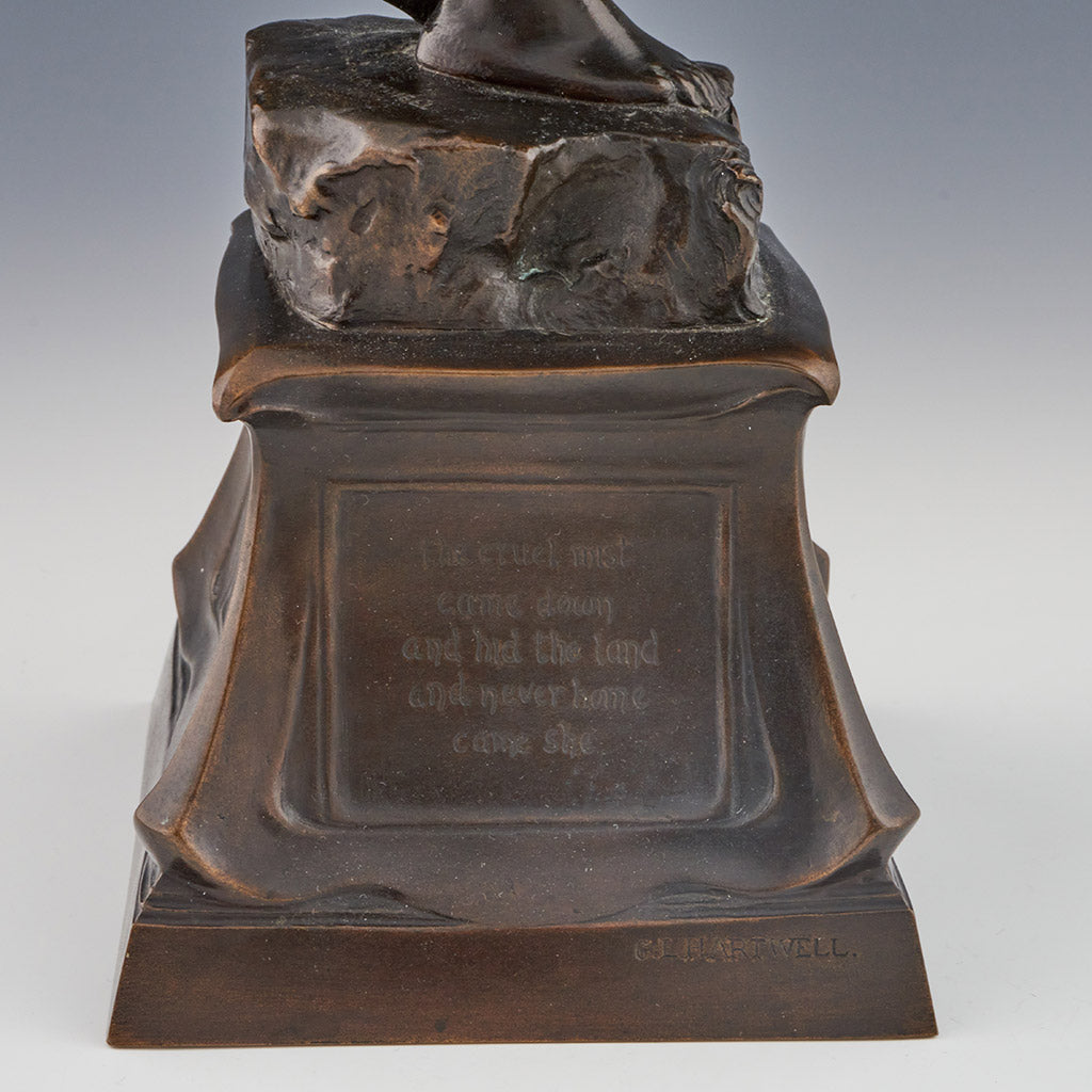 'Call of the Sea' Early 20th century bronze sculpture by CL Hartwell - Jeroen Markies Art Deco