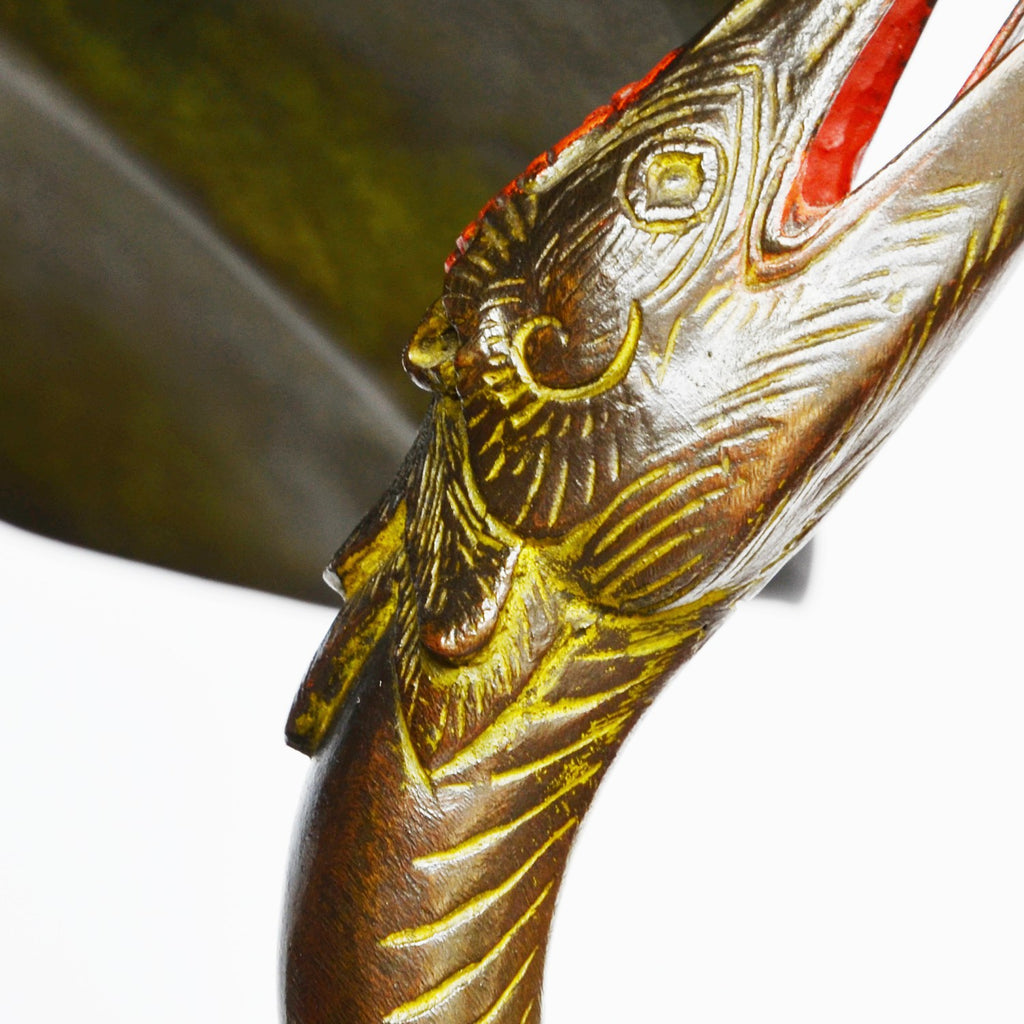 Stork Amongst the Lilies