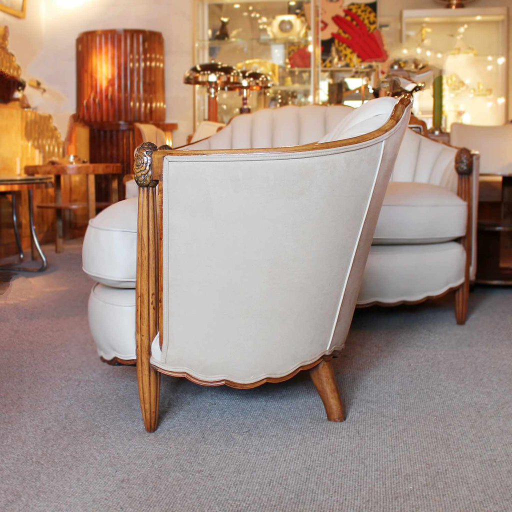 Art Deco Sue et Mare three piece settee and armchairs at Jeroen Markies