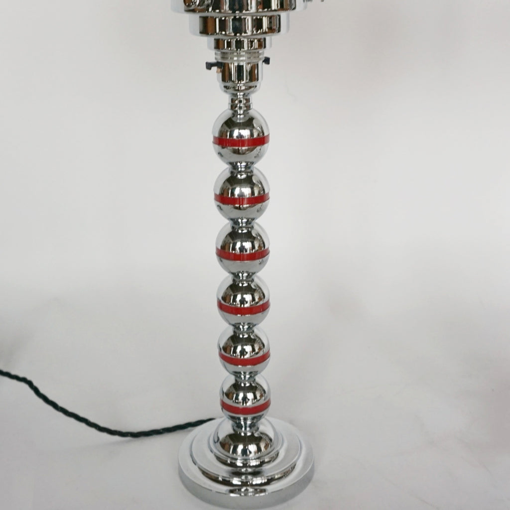 Art Deco Chrome and Bakelite Table Lamps English- Jeroen Markies Art Deco 