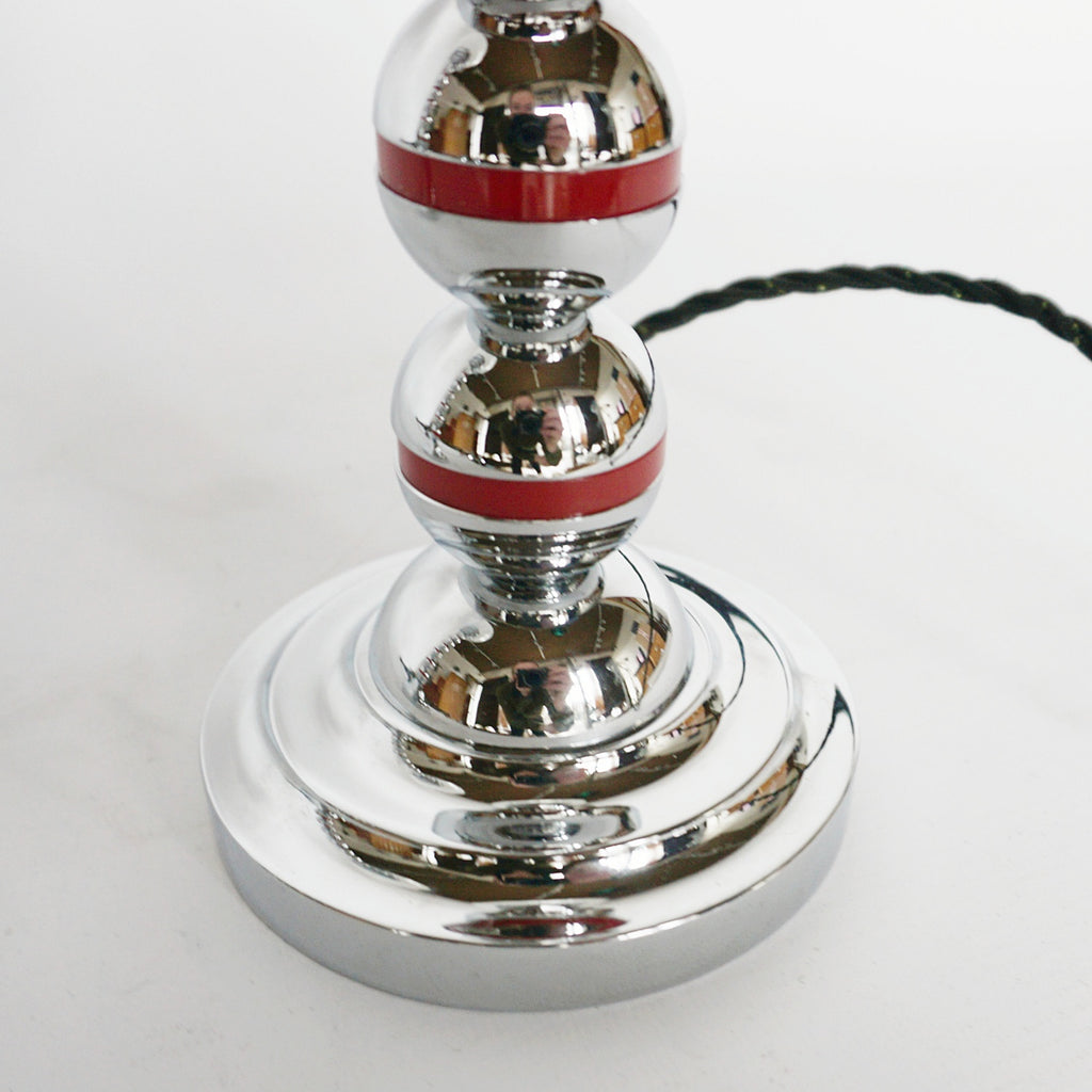 Art Deco Chrome and Bakelite Table Lamps English- Jeroen Markies Art Deco 