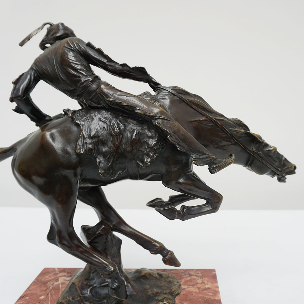 Art Deco Bronze Sculpture by Bruno Zach ' Tall Feather' Signed original bronze - Jeroen Markies Art Deco