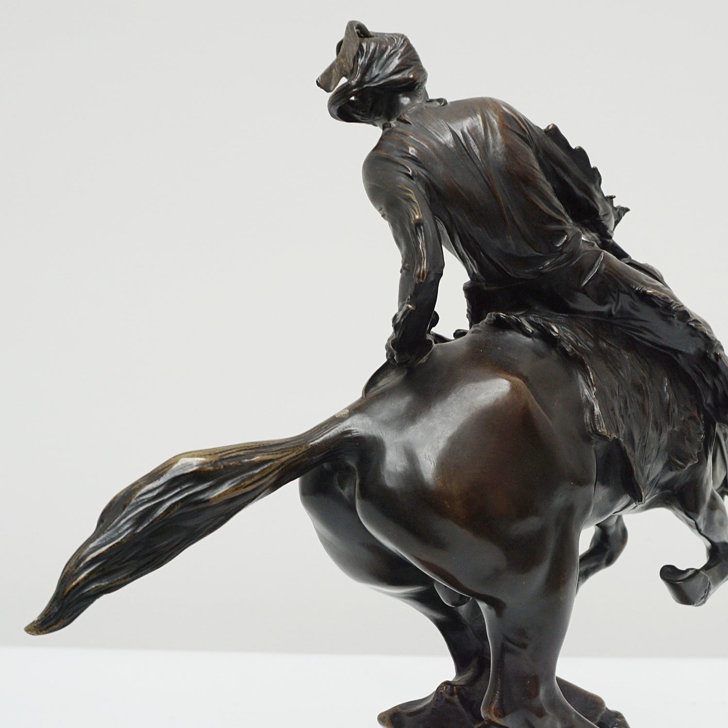 Art Deco Bronze Sculpture by Bruno Zach ' Tall Feather' Signed original bronze - Jeroen Markies Art Deco