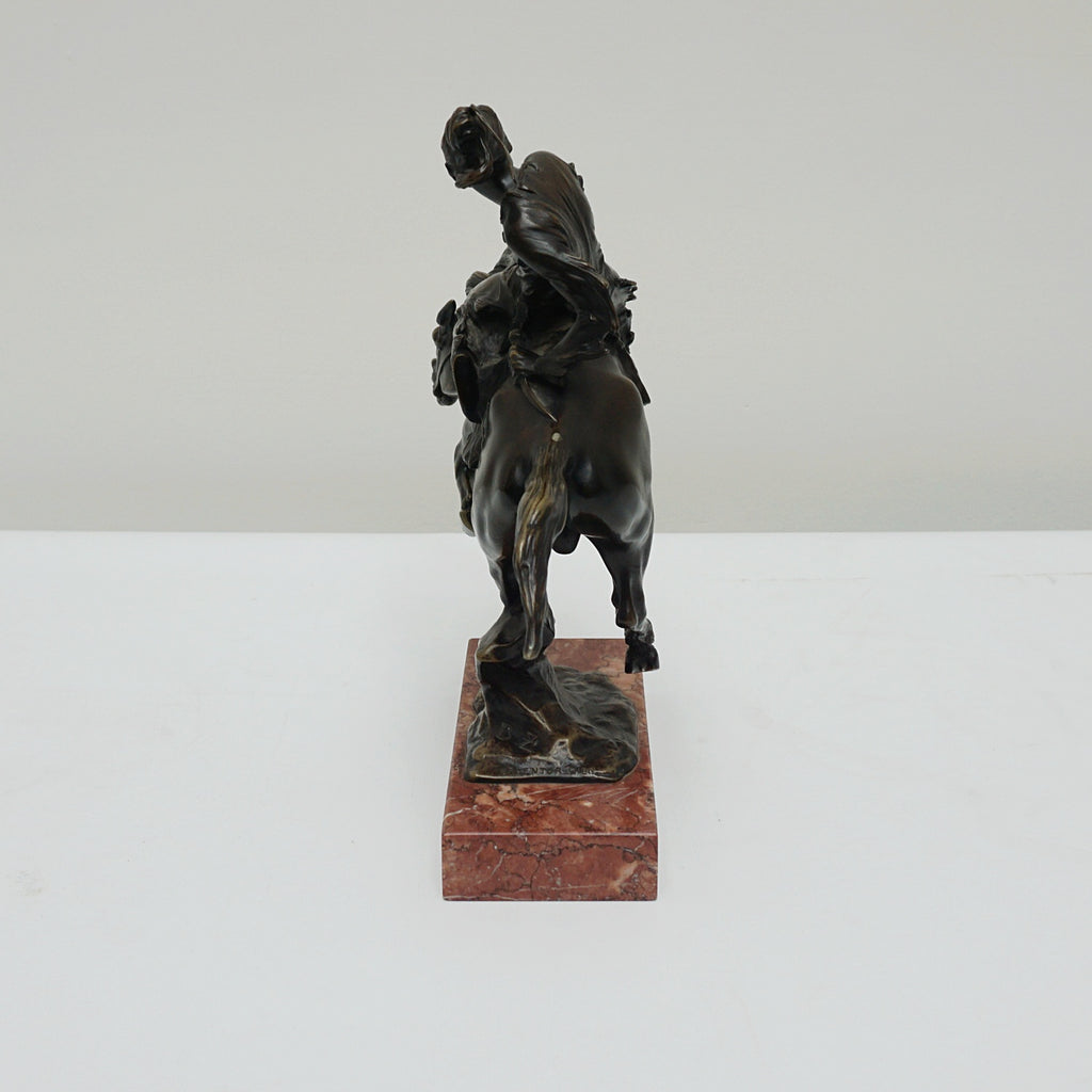 Art Deco Bronze Sculpture by Bruno Zach ' Tall Feather' Signed original bronze - Jeroen Markies Art Deco