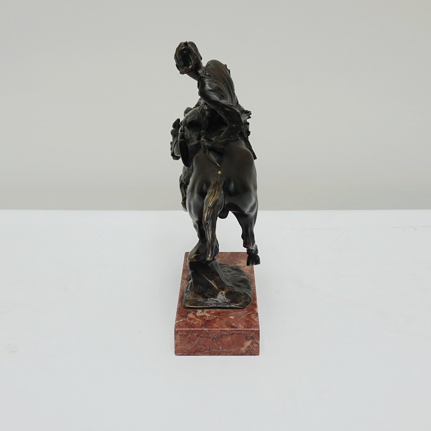 Art Deco Bronze Sculpture by Bruno Zach ' Tall Feather' Signed original bronze - Jeroen Markies Art Deco