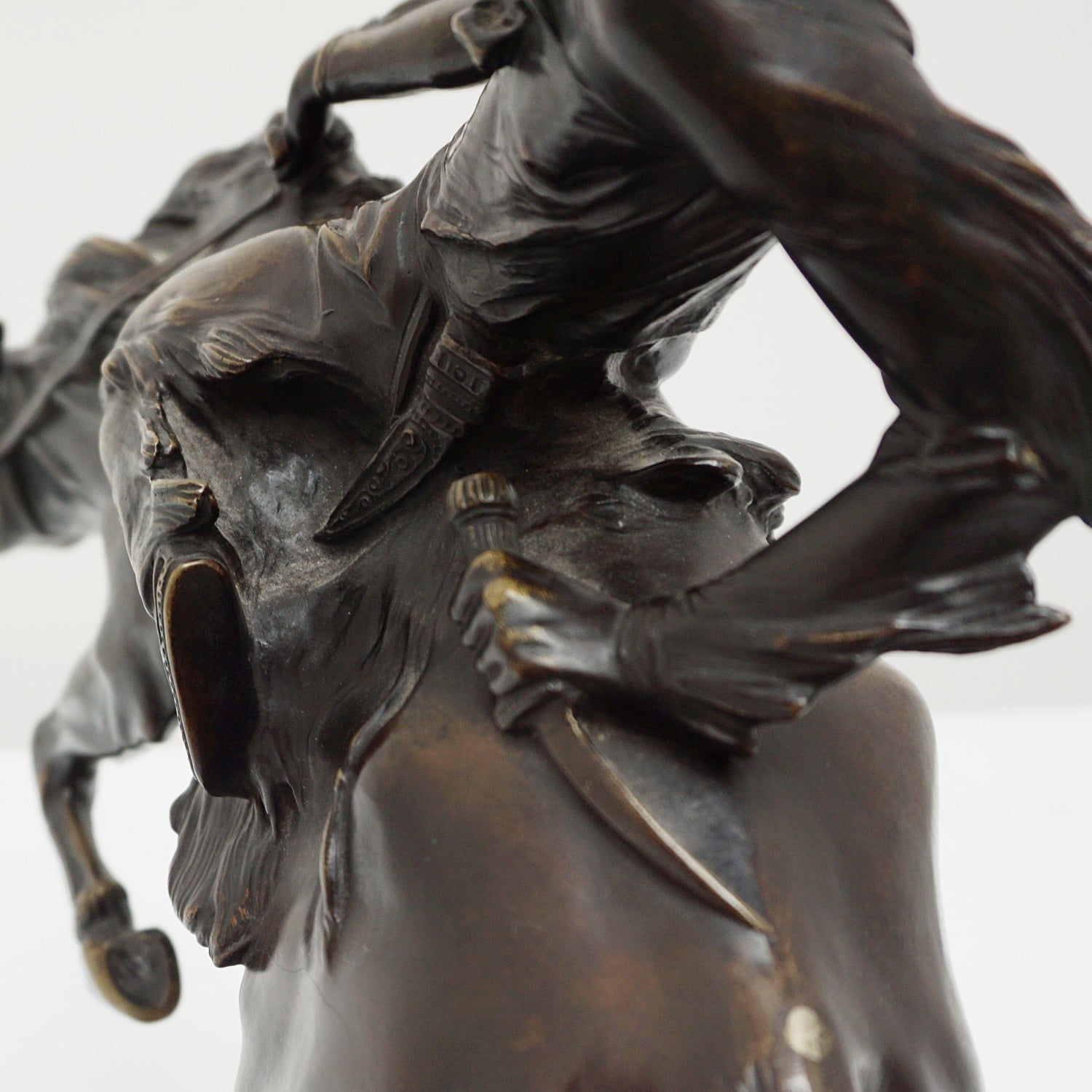 Art Deco Bronze Sculpture by Bruno Zach ' Tall Feather' Signed original bronze - Jeroen Markies Art Deco