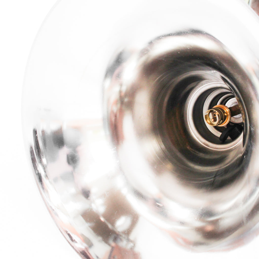 Art Deco uplighter floor lamps with brown bakelite stems at Jeroen Markies