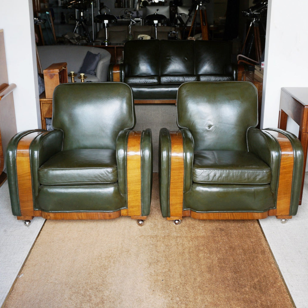 Harry & Lou Epstein Tank Chairs - Art Deco Armchairs - Jeroen Markies Art Deco