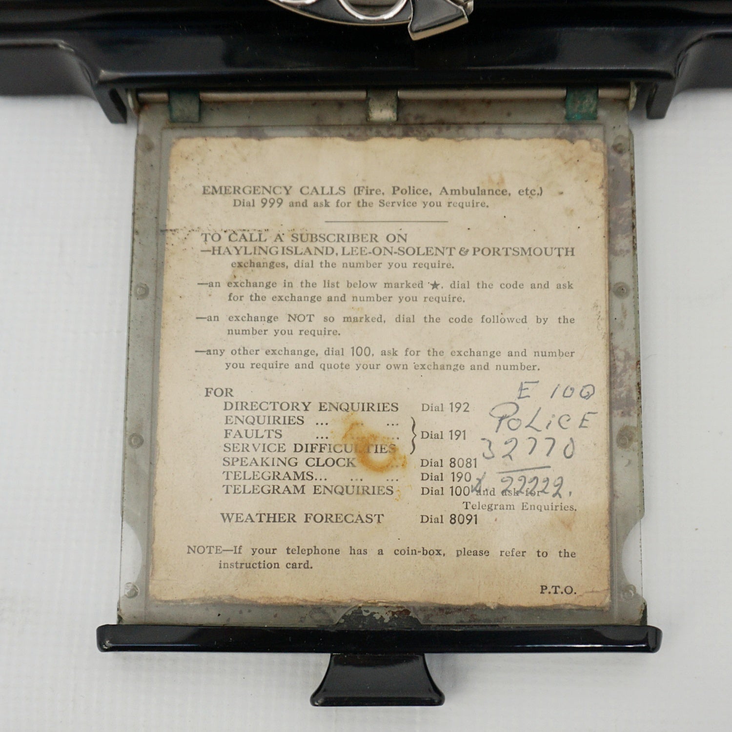 Original GPO Model 232L Black Bakelite Telephone 1938 - Jeroen Markies Art Deco