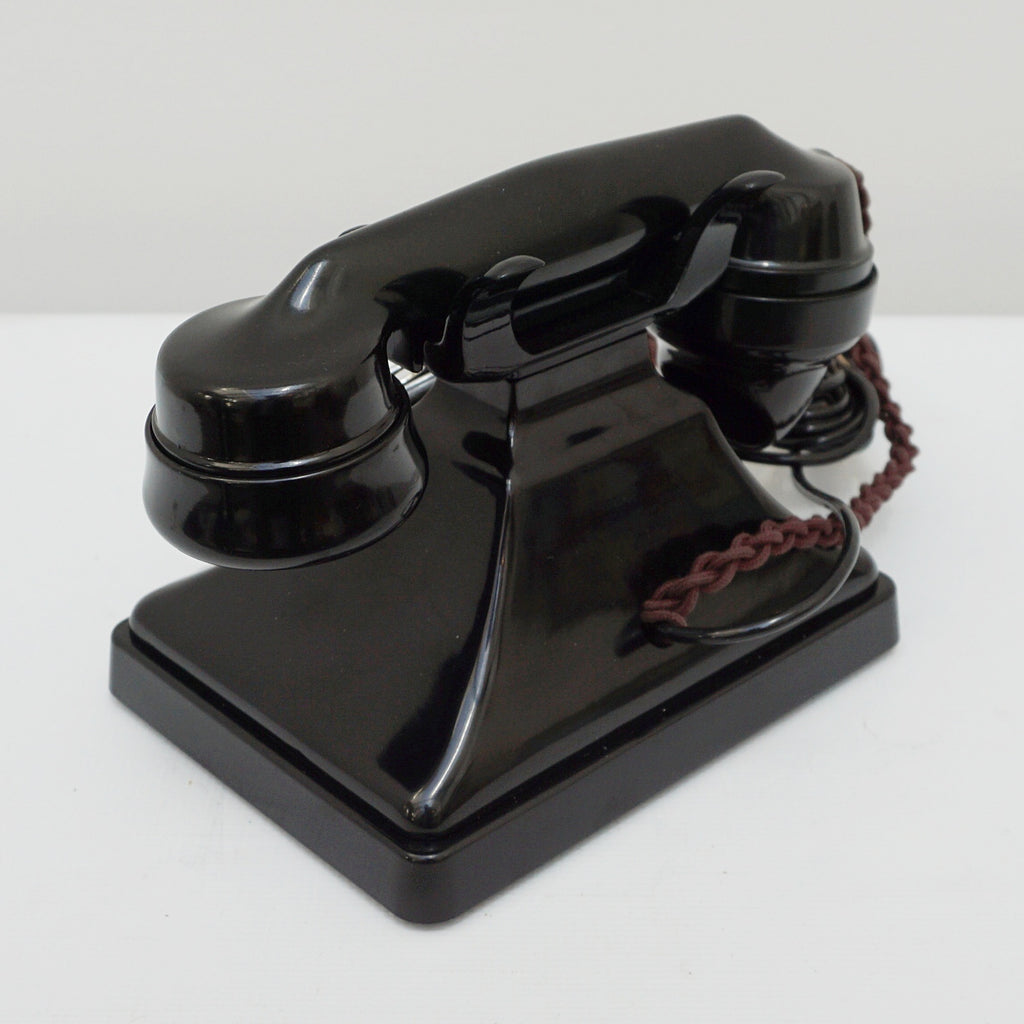 Original GPO Model 232L Black Bakelite Telephone 1938 - Jeroen Markies Art Deco