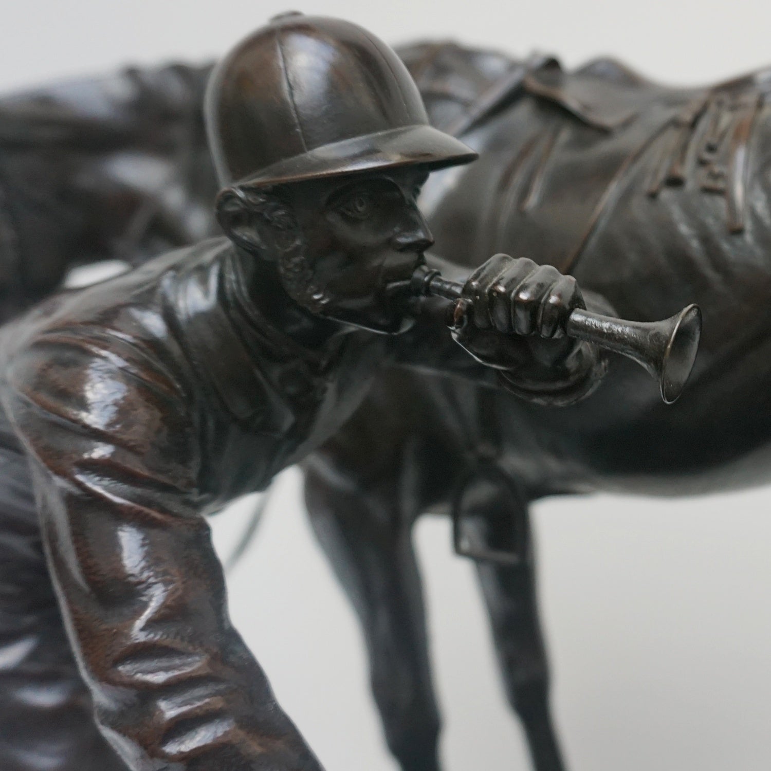 A 19th Century Bronze Sculpture ' The Hunt' by John WIllis Good Signed and dated 1872 - Jeroen Markies Art Deco