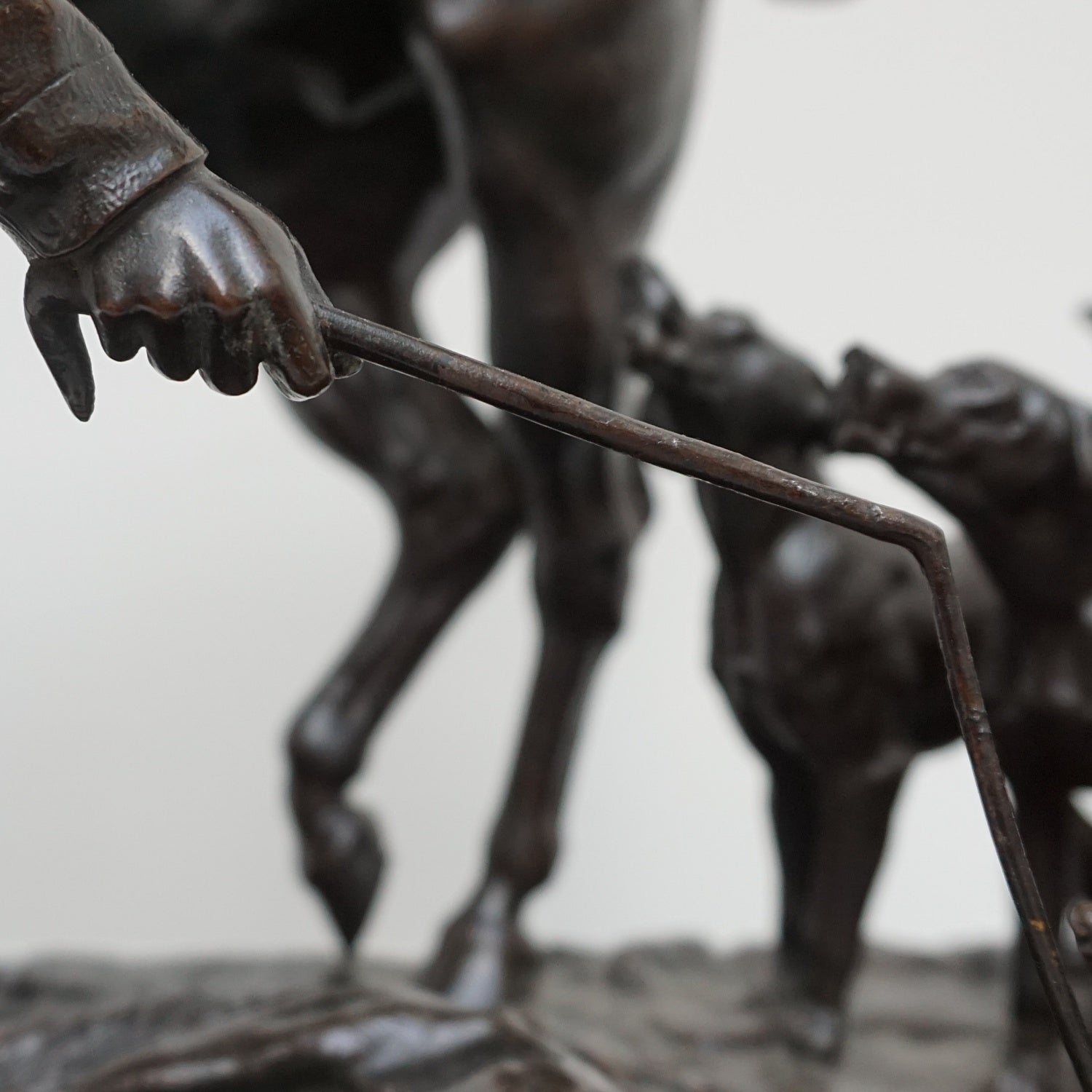 A 19th Century Bronze Sculpture ' The Hunt' by John WIllis Good Signed and dated 1872 - Jeroen Markies Art Deco