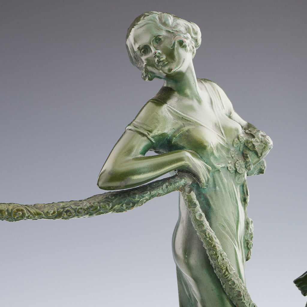 Art Deco Bronze Sculpture by Bruno Zach 'Three Graces' - Jeroen Markies Art Deco