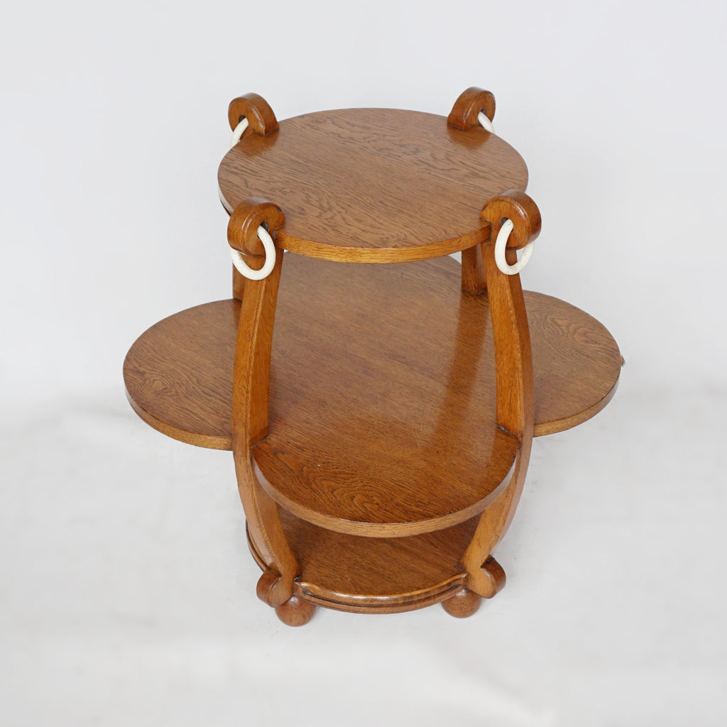 Art Deco Three-Tiered Side Table - Jeroen Markies Art Deco