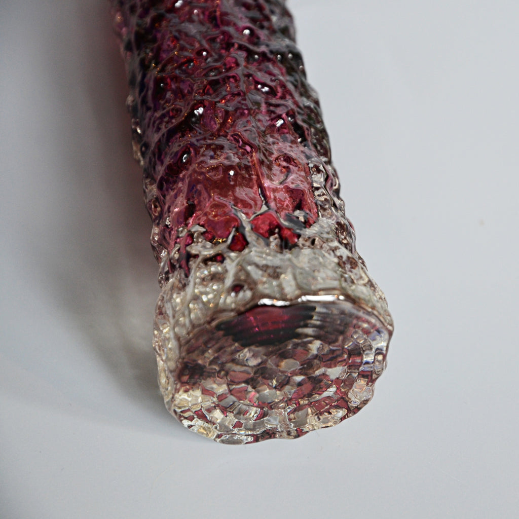 Collection of Six Textured 'Finger' Bark Vases