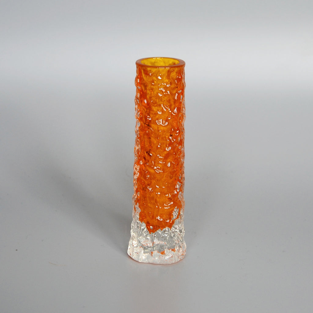 Collection of Six Textured 'Finger' Bark Vases