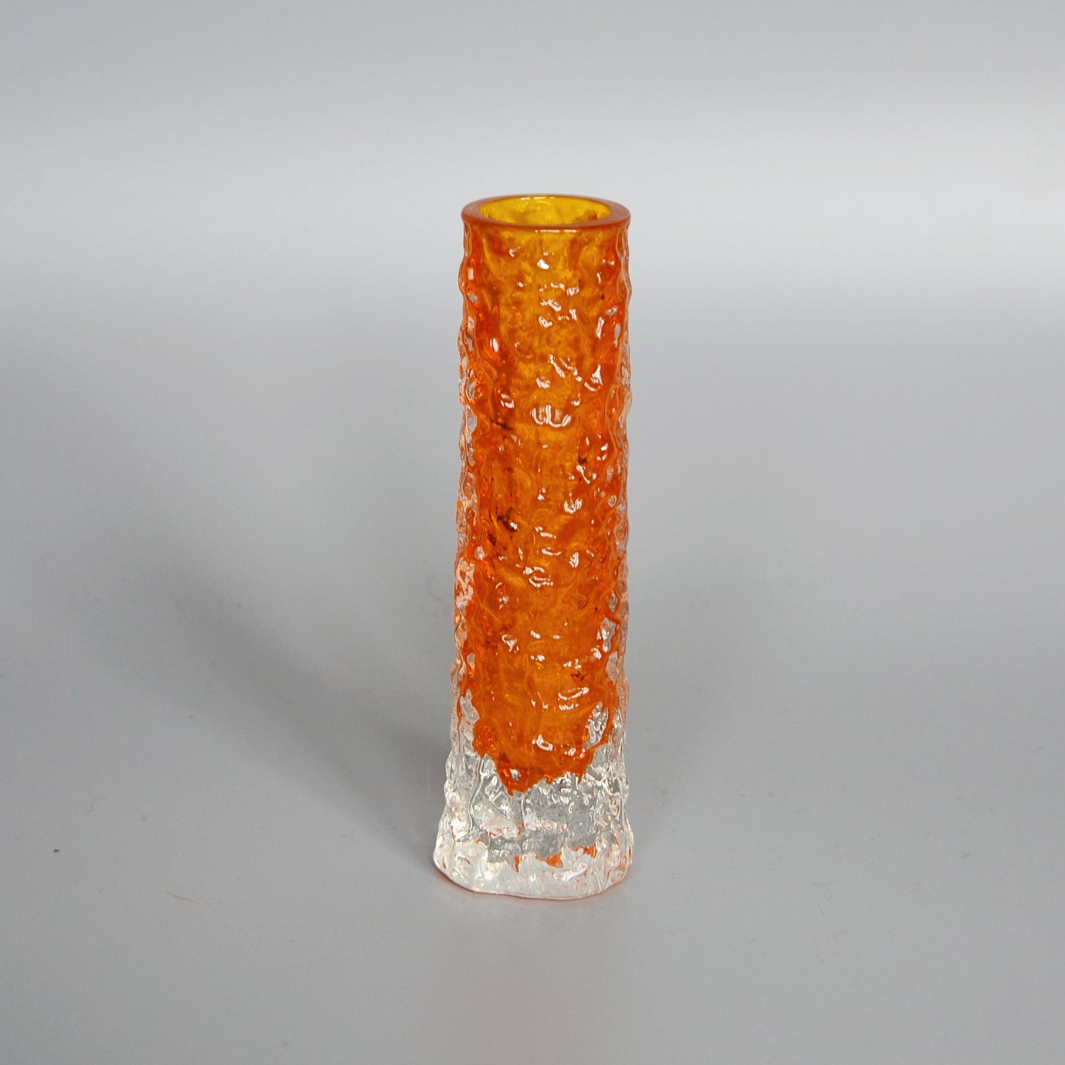 Collection of Six Textured 'Finger' Bark Vases