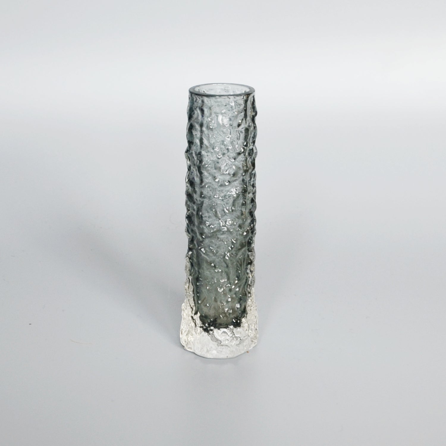 Collection of Six Textured 'Finger' Bark Vases