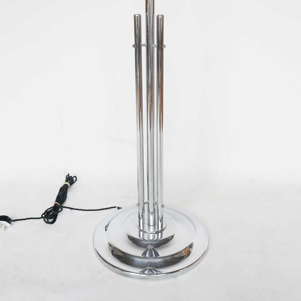 Art Deco Chromed Metal Uplighter - Jeroen Markies Art Deco