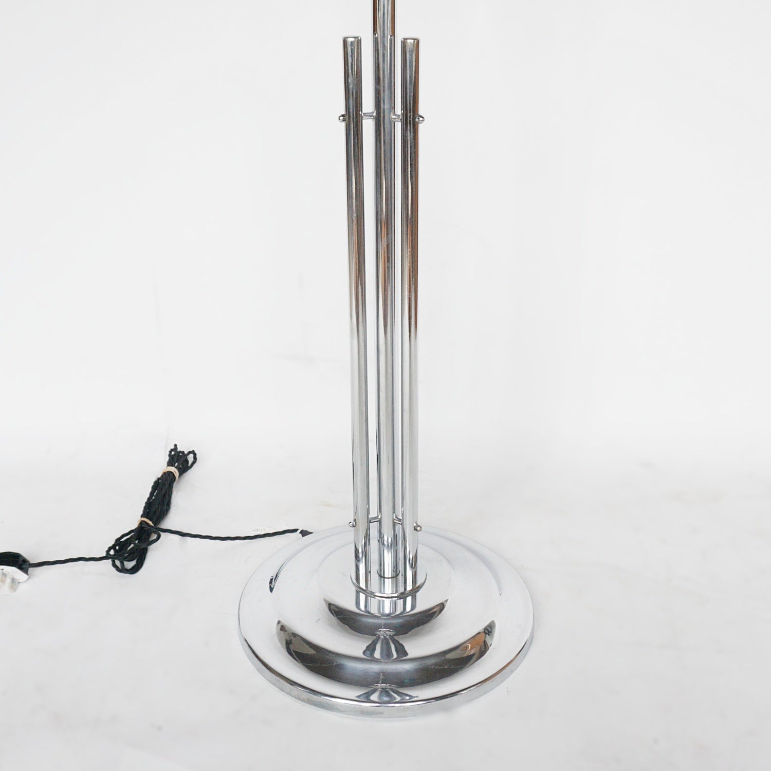 Art Deco Chromed Metal Uplighter - Jeroen Markies Art Deco