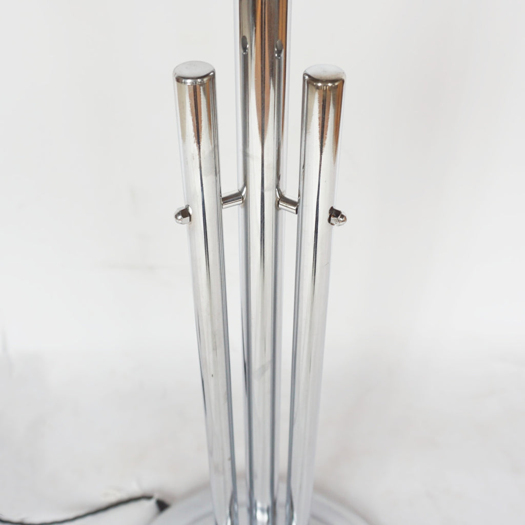 Art Deco Chromed Metal Uplighter - Jeroen Markies Art Deco