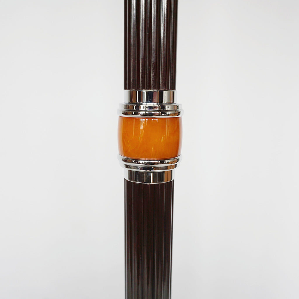 Art Deco Bakelite and Chromed Metal Uplighter Art Deco  - Jeroen Markies Art Deco Lighting