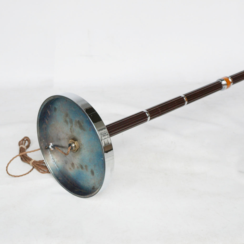 Art Deco Bakelite and Chromed Metal Uplighter Art Deco  - Jeroen Markies Art Deco Lighting
