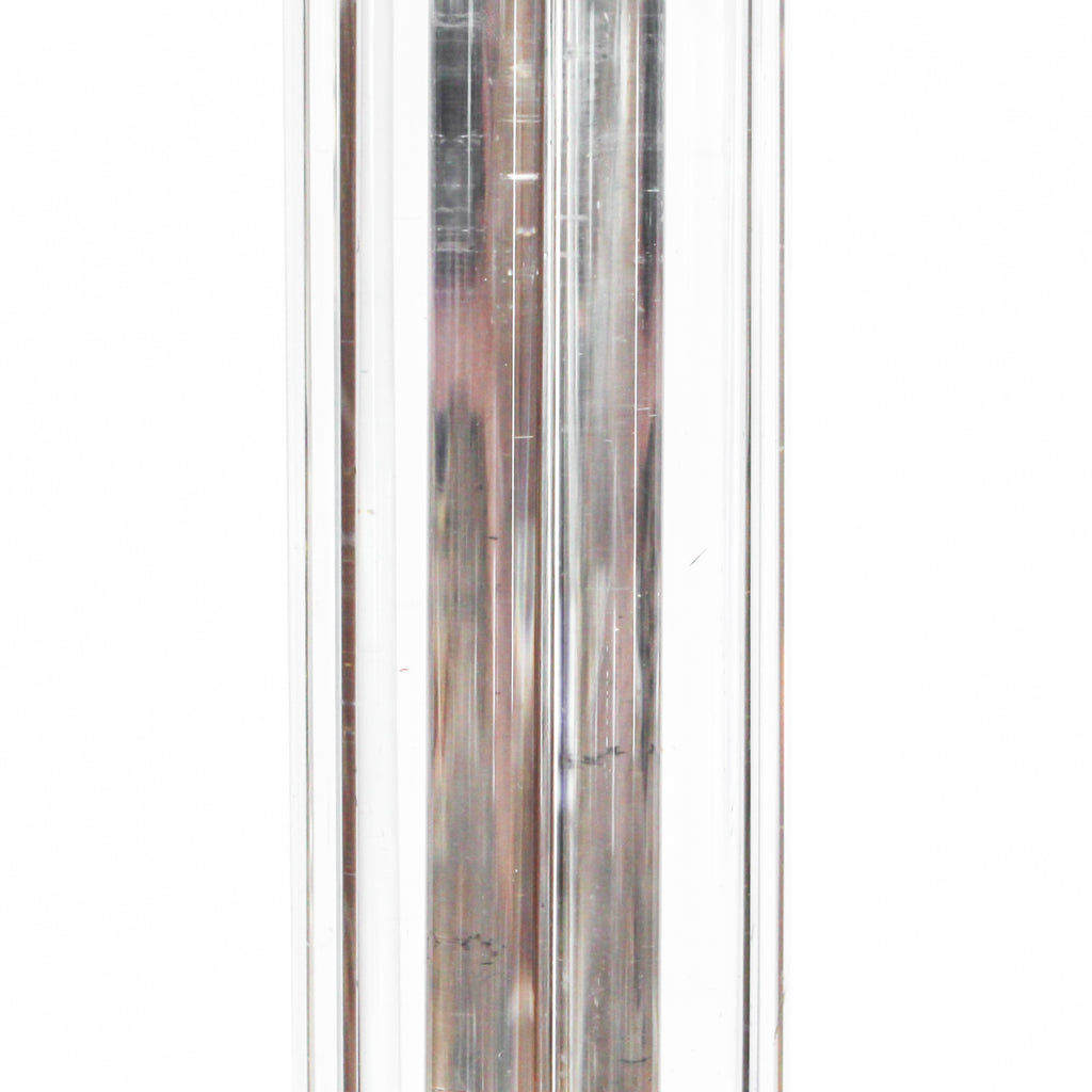 An Art Deco, matched pair of uplighter lamps. Fully refurbished, re-wired and re-chromed. Some replacement parts at Jeroen Markies.