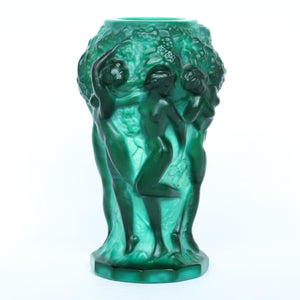 Malachite Glass Vase