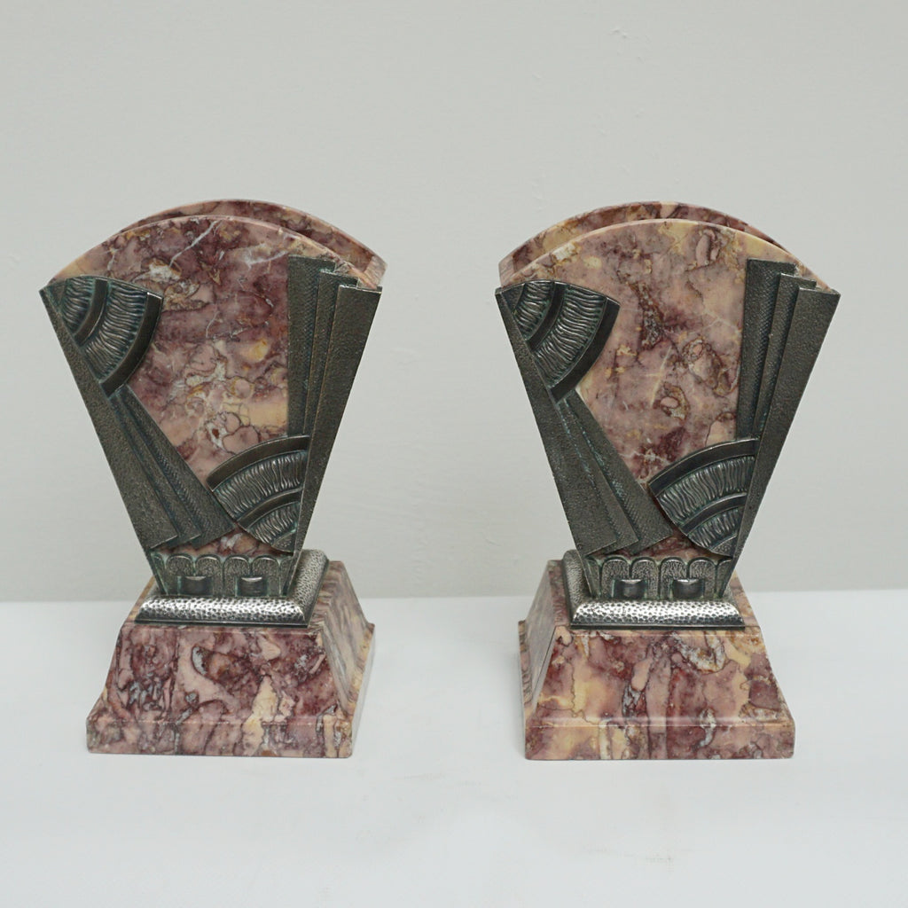 An Art Deco cubist clock attributed to George Lavroff - Jeroen Markies Art Deco