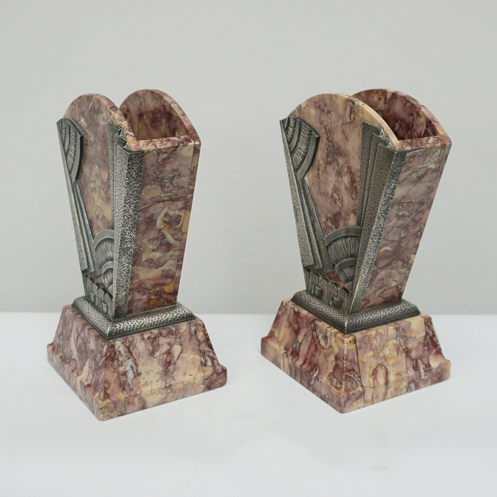 An Art Deco cubist clock attributed to George Lavroff - Jeroen Markies Art Deco