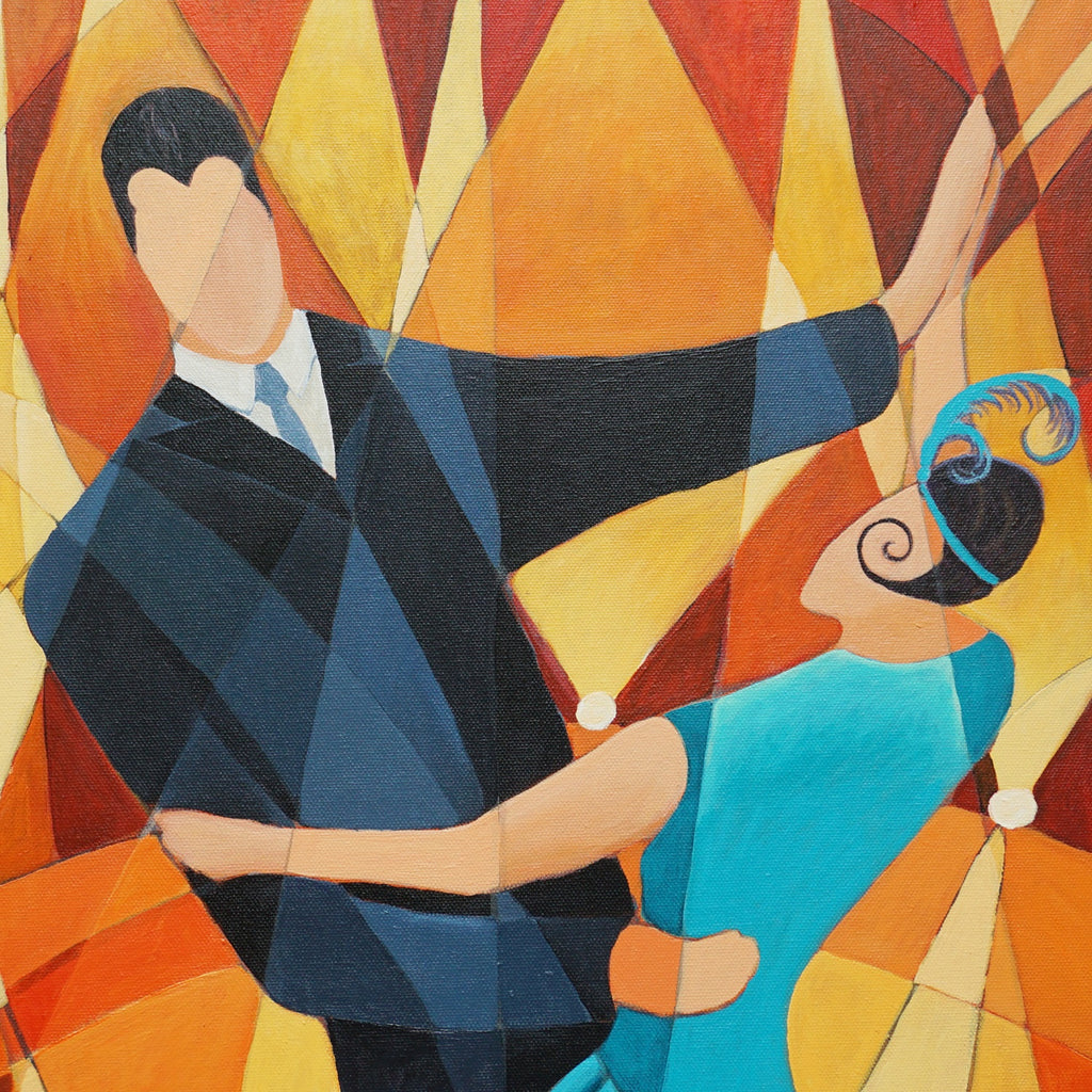 Contemporary Oil on Canvas Abstract Art - Jeroen Markies Art Deco