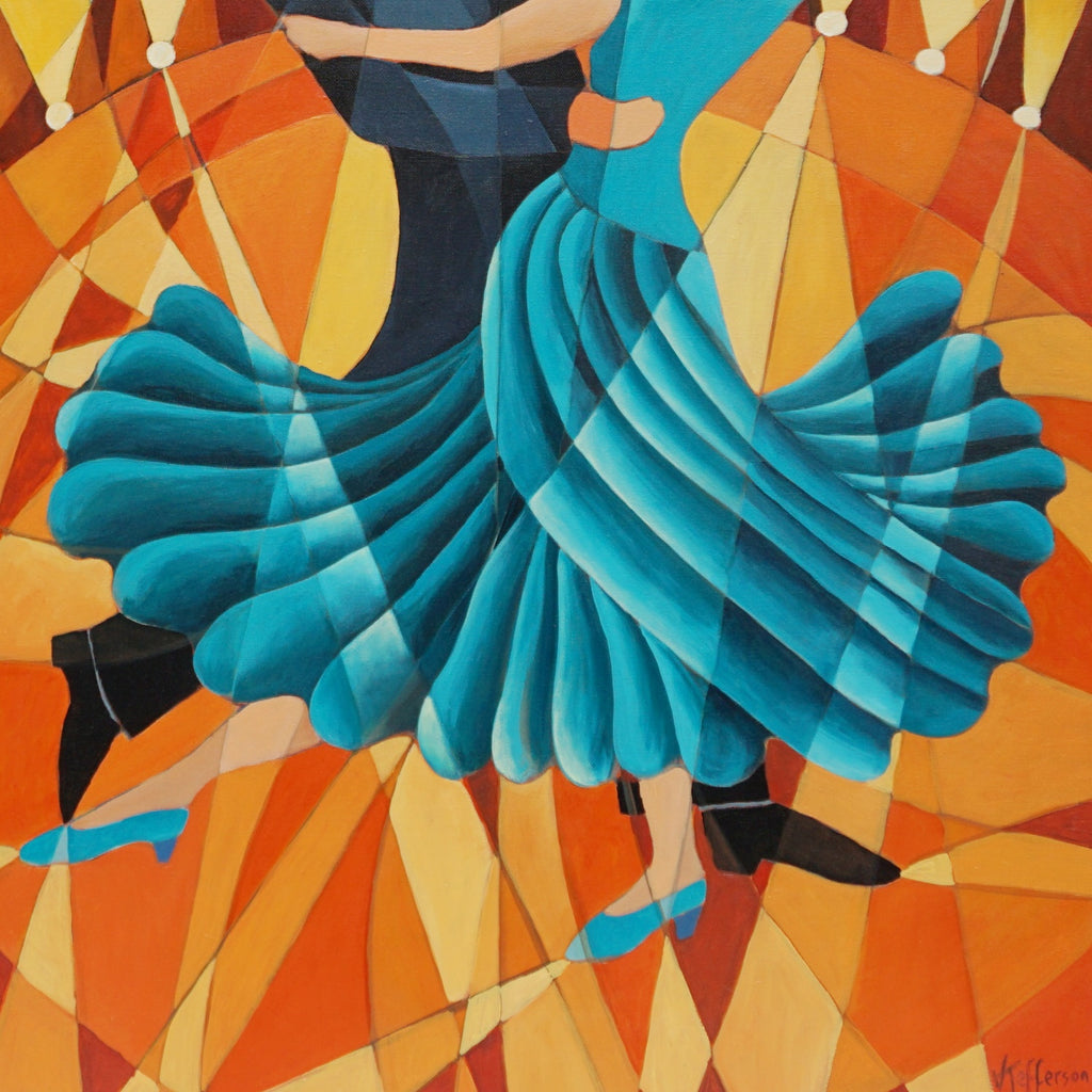 Contemporary Oil on Canvas Abstract Art - Jeroen Markies Art Deco
