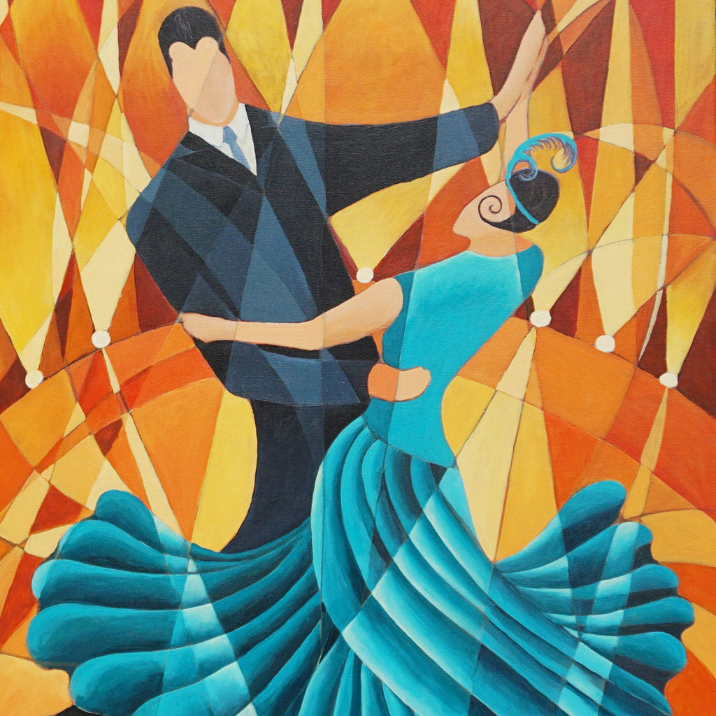 Contemporary Oil on Canvas Abstract Art - Jeroen Markies Art Deco