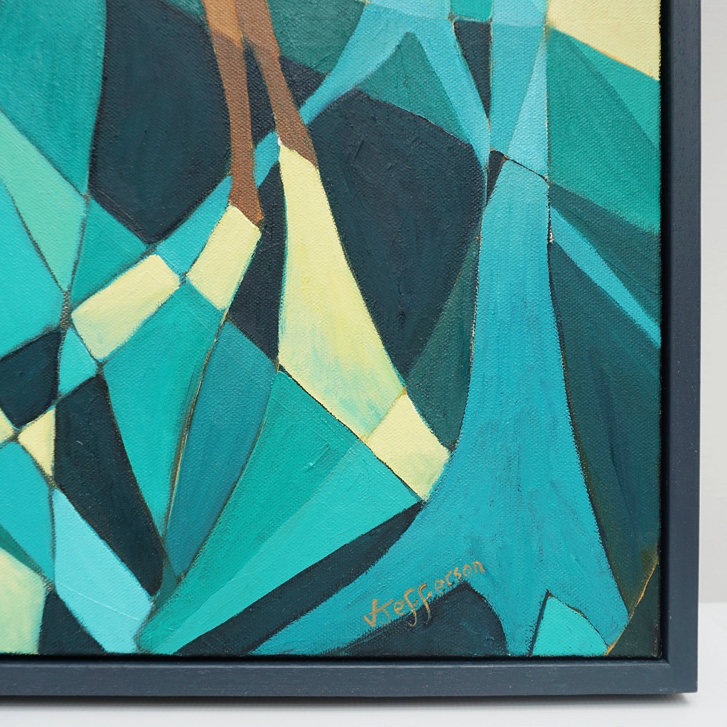 Art Deco Style Oil on Canvas Painting by Vera Jefferson Roe Buck and Roe Doe - Jeroen Markies Art Deco